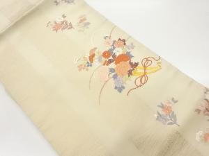 金駒刺繍花束模様名古屋帯